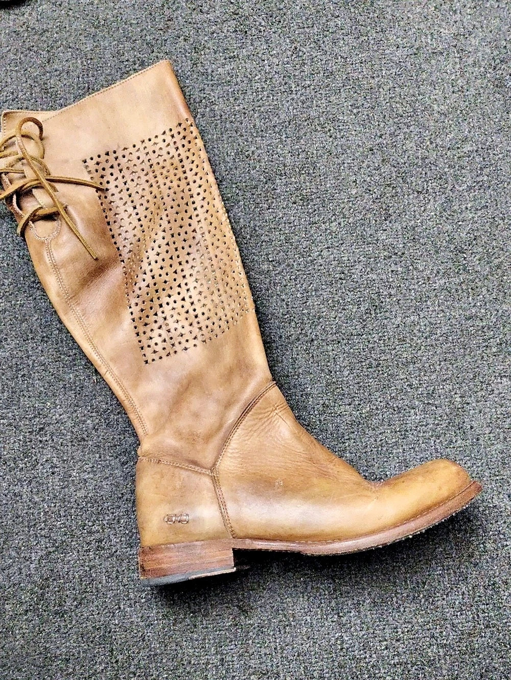 Bed Stu "Cambridge" Perforated Tall Boots